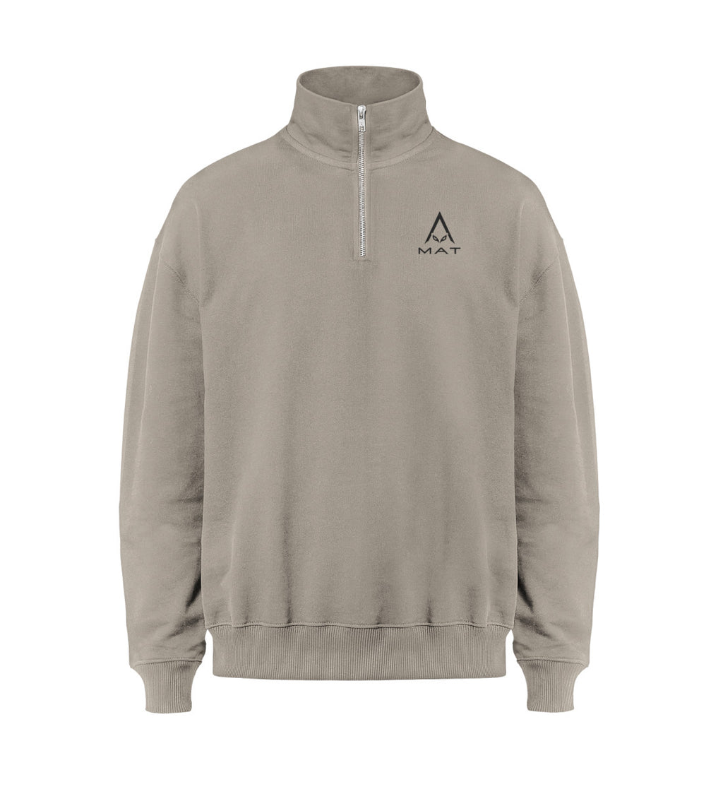 MAT EVIDENCE 005 — Half-Zip — Desert Dust · vista prodotto