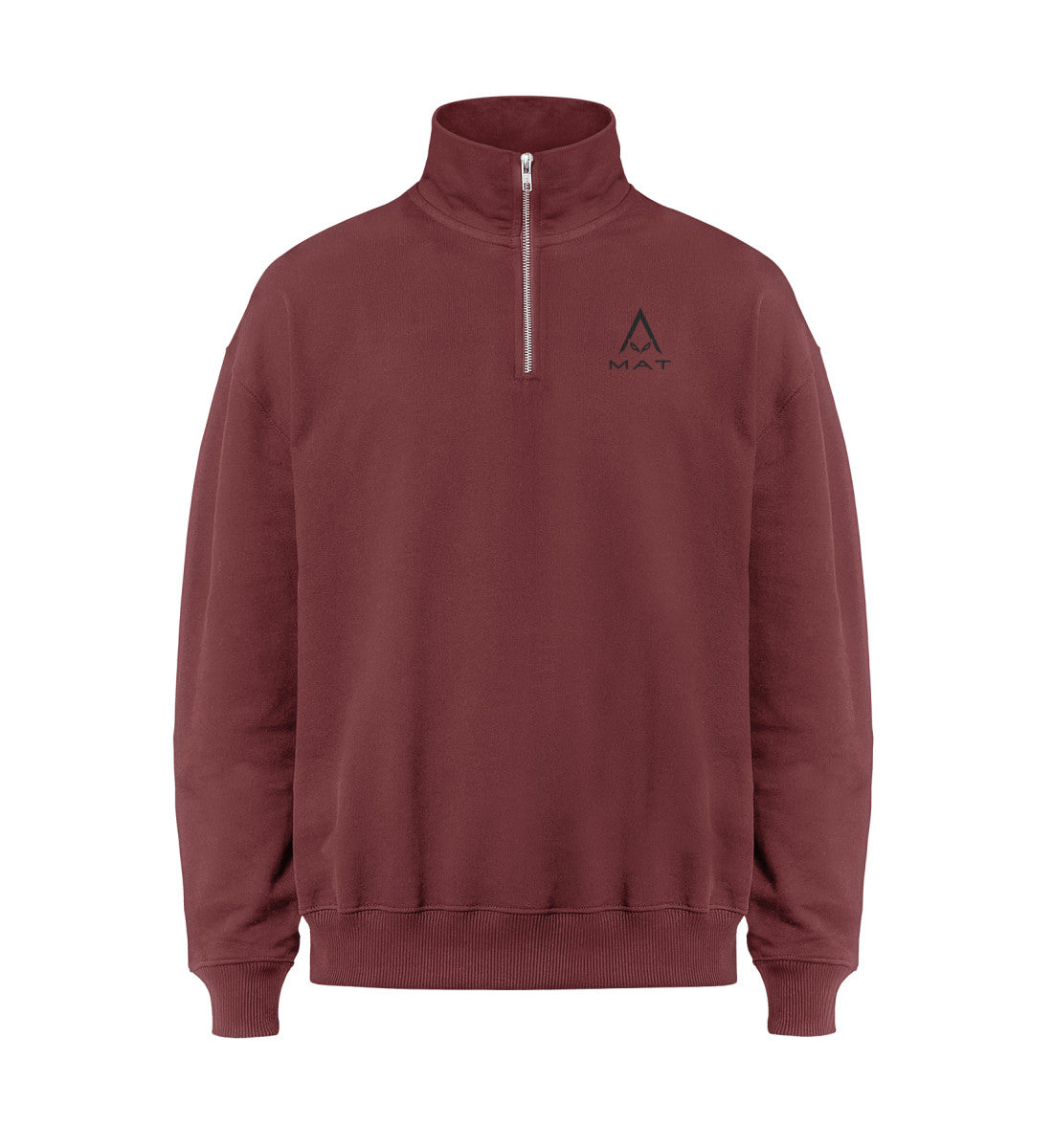 MAT EVIDENCE 005 — Half-Zip — Red Earth · vista prodotto