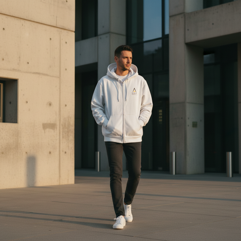 MAT FELPA ZIP OVERSIZE DISCIPLINE 02