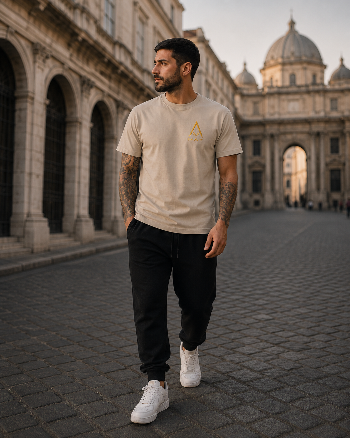 MAT ESSENTIAL LOGO TEE