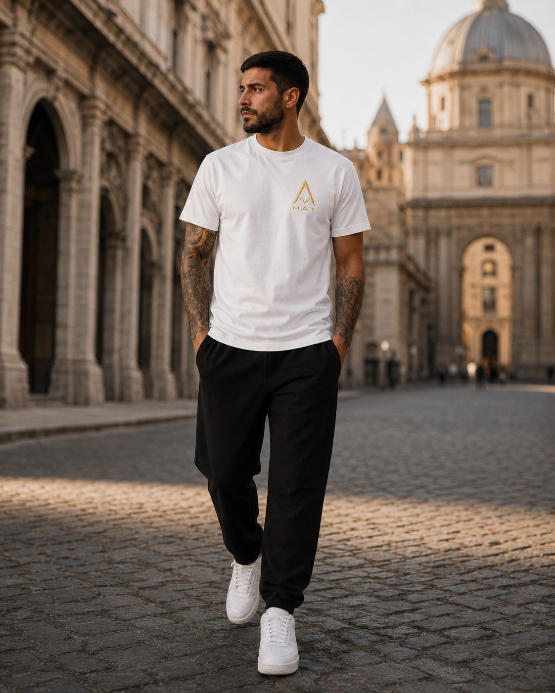 MAT ESSENTIAL LOGO TEE