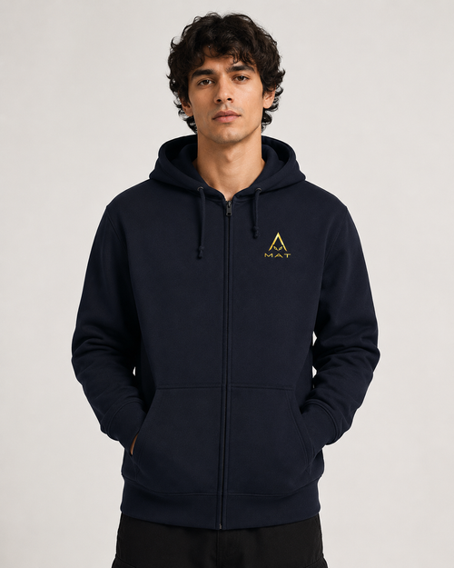 Felpa Premium Cappuccio Zip Hoodie Signal