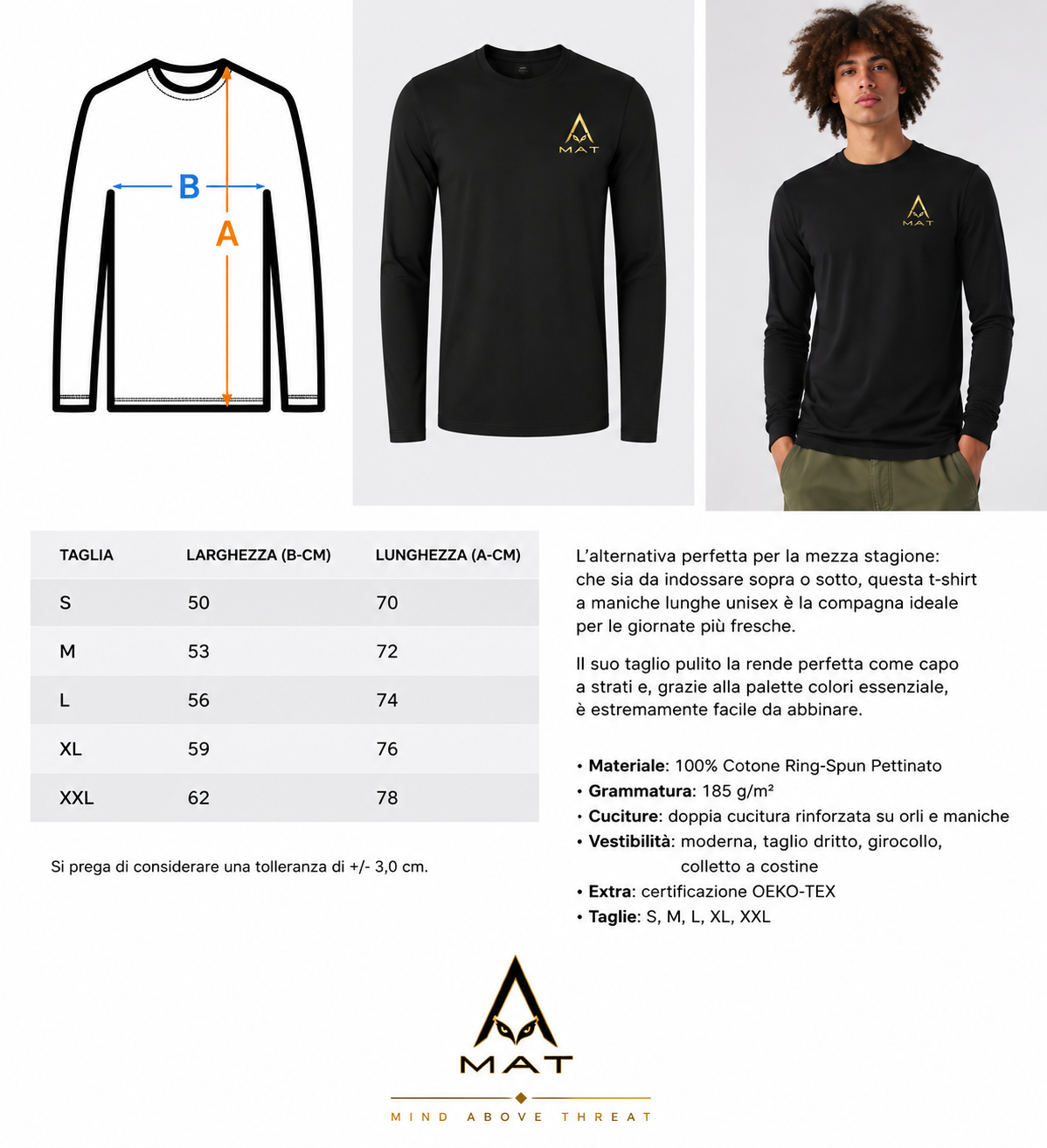 MAT CONTROL 01 — Manches longues