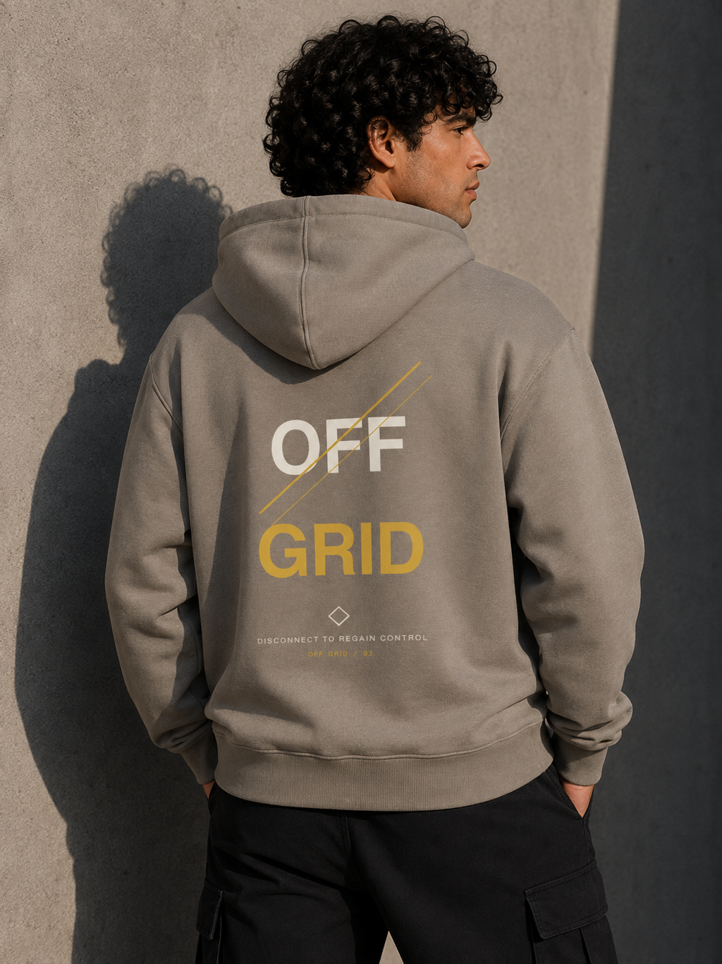MAT OFF GRID 03 — Boxy Zip Hoodie