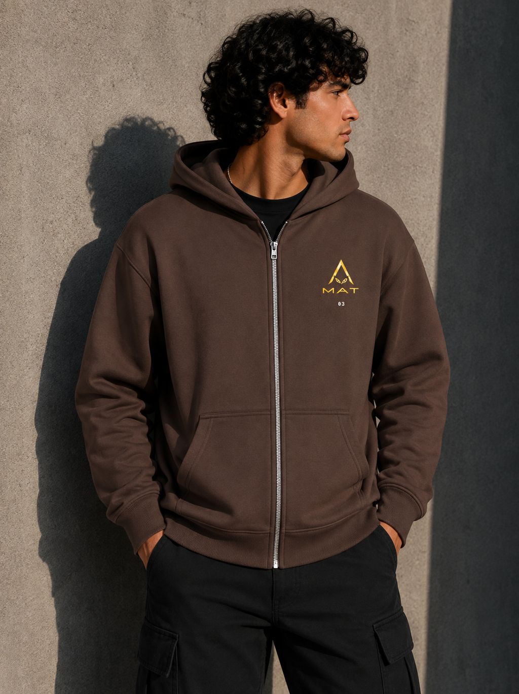 MAT OFF GRID 03 — Boxy Zip Hoodie