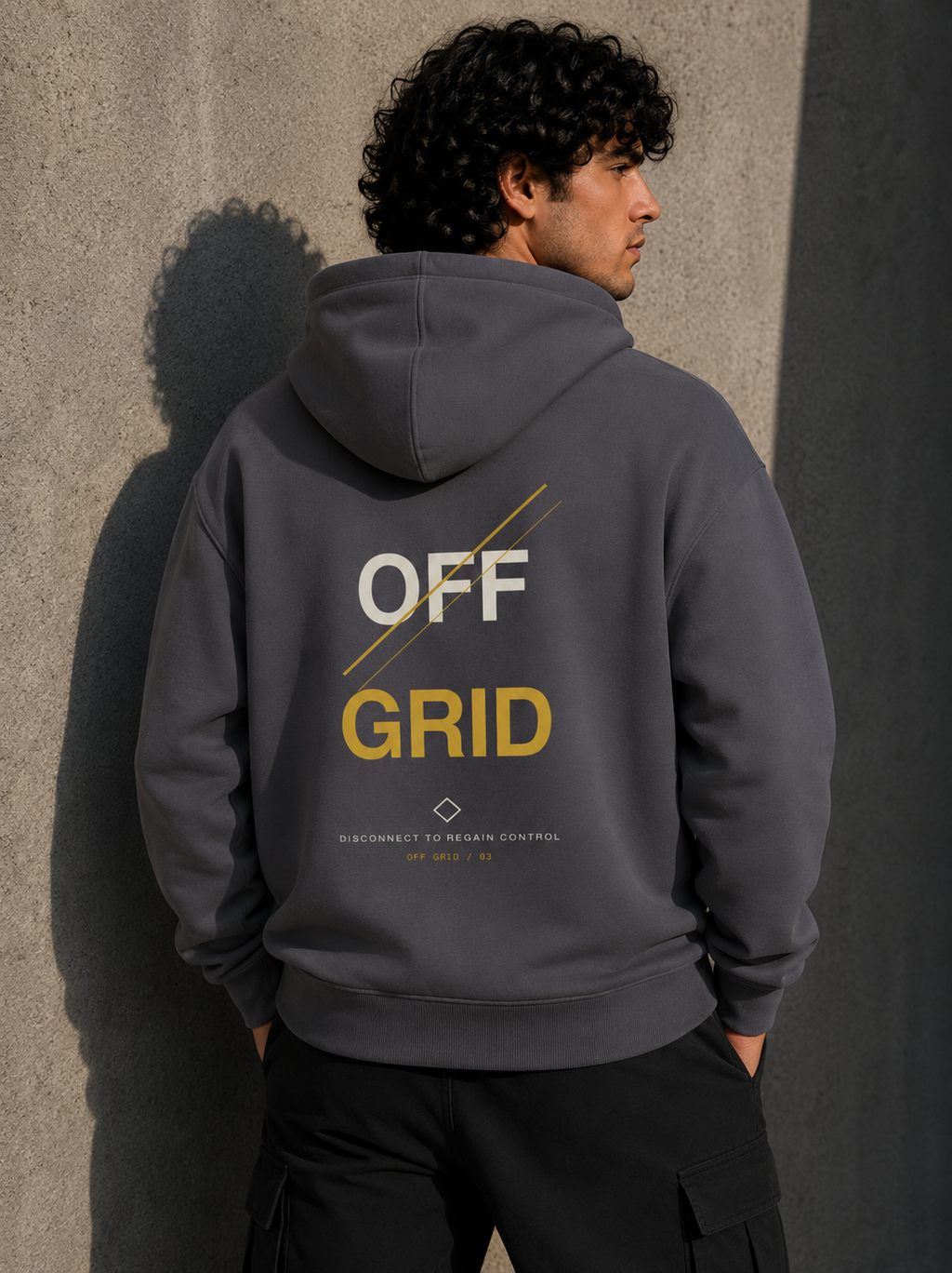 MAT OFF GRID 03 — Boxy Zip Hoodie