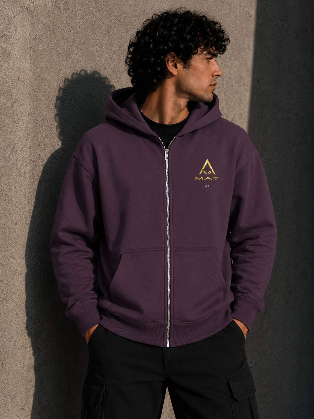 MAT OFF GRID 03 — Boxy Zip Hoodie