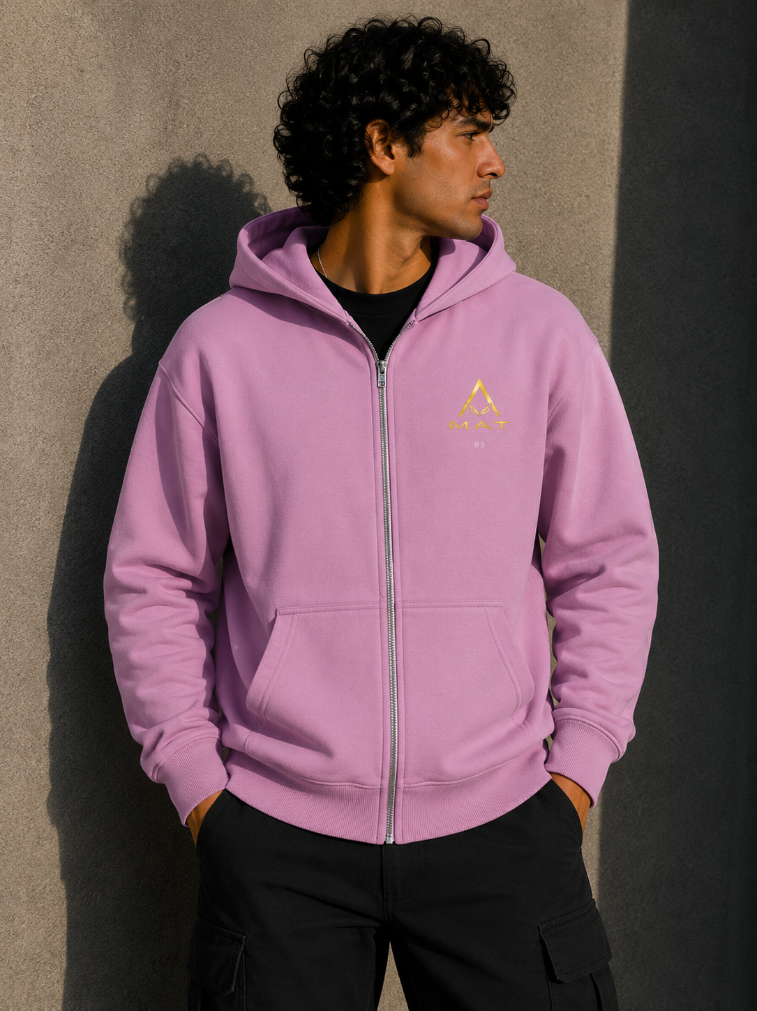 MAT OFF GRID 03 — Boxy Zip Hoodie