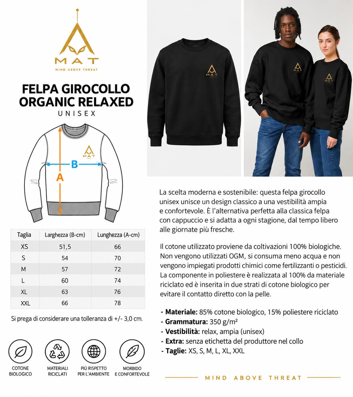 MAT OFF GRID 03 — Oversized Sweatshirt