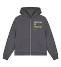 MAT DISCIPLINE — Boxy Zip Hoodie — Magnet · vista prodotto