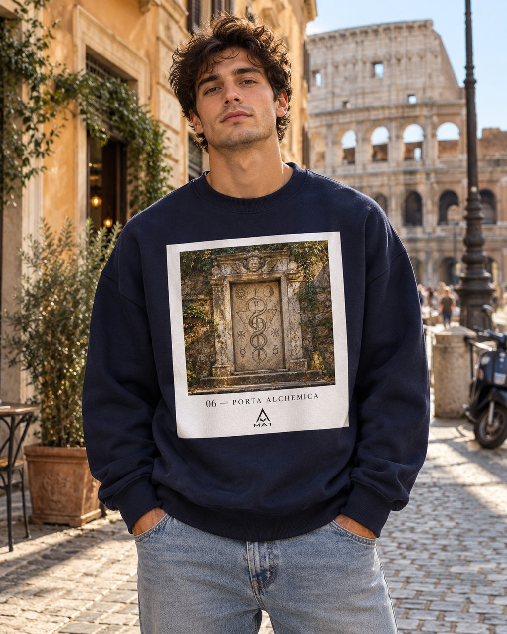 MAT 06 Porta Alchemica worn in Rome