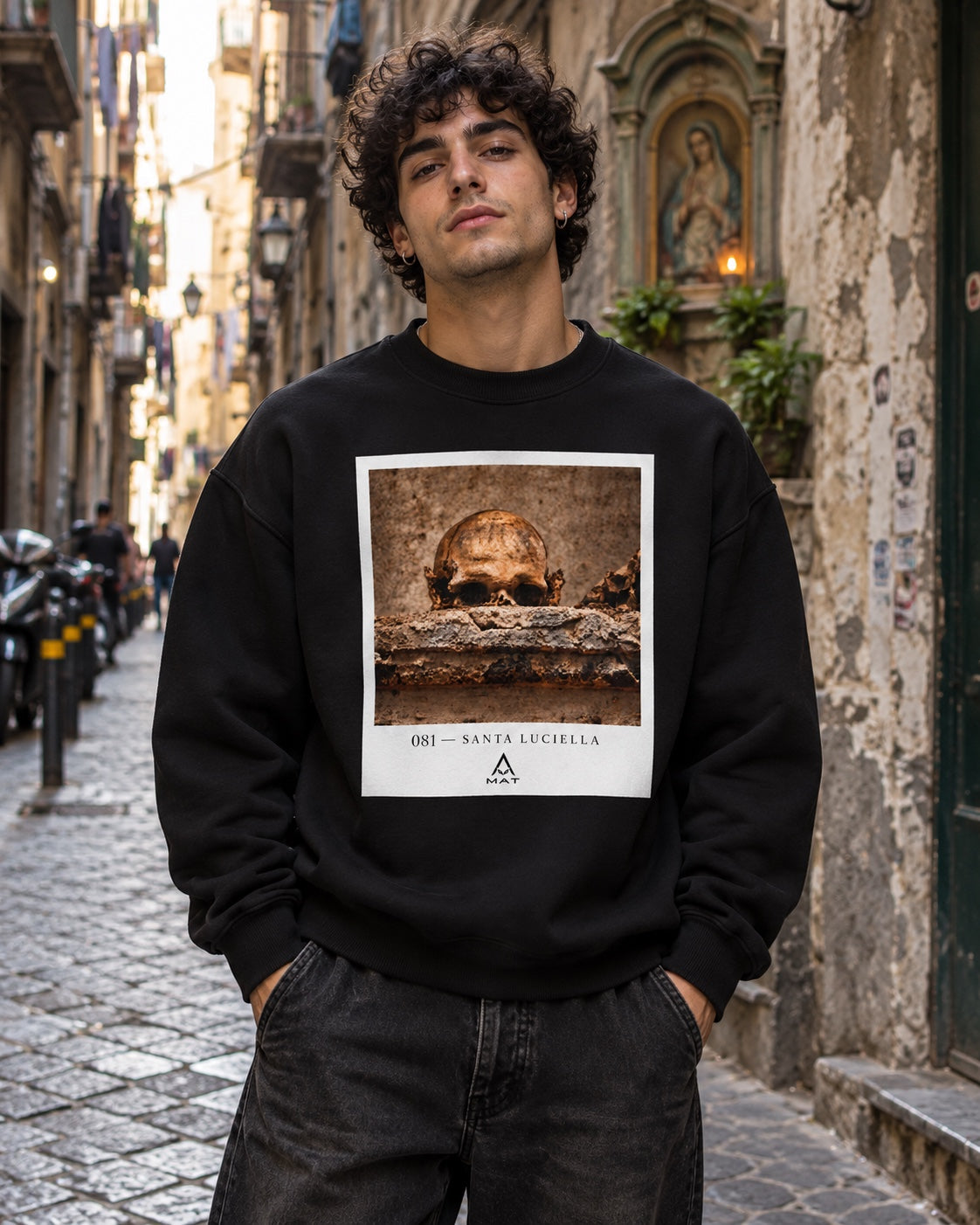 MAT 081 Santa Luciella worn in Naples