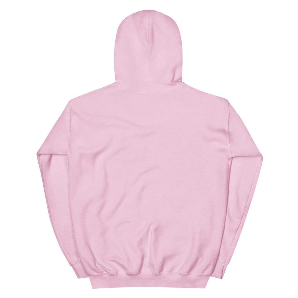 MAT KISS Light Pink Hoodie — mockup posteriore