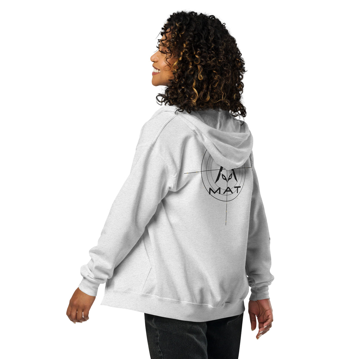 MAT SIGNAL — Zip Hoodie — retro