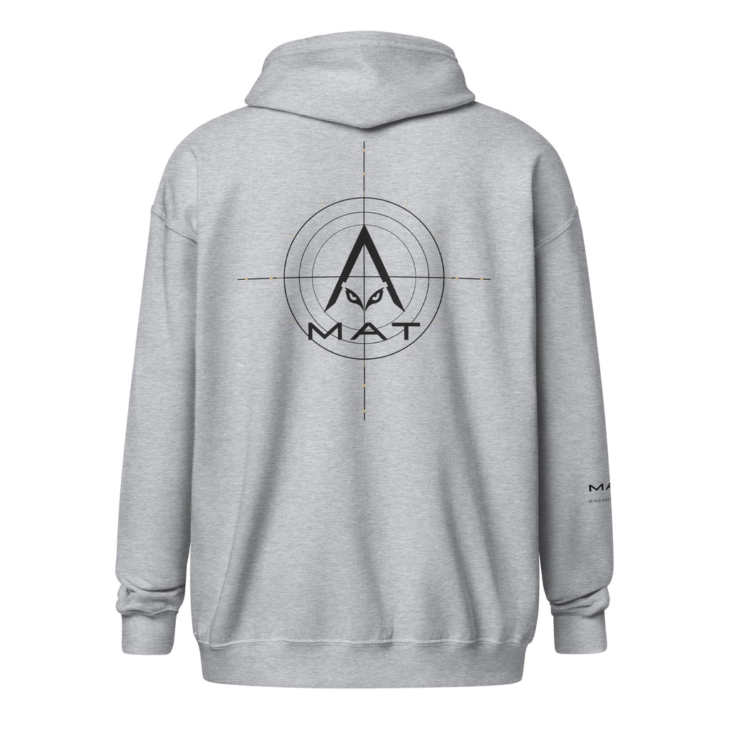 MAT SIGNAL — Zip Hoodie — retro