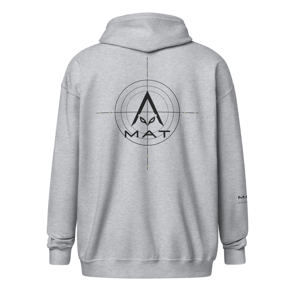 MAT SIGNAL — Zip Hoodie — retro