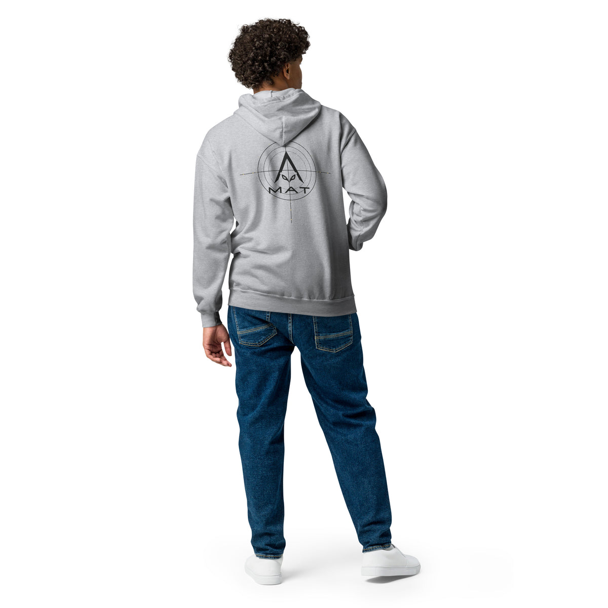 MAT SIGNAL — Zip Hoodie — retro