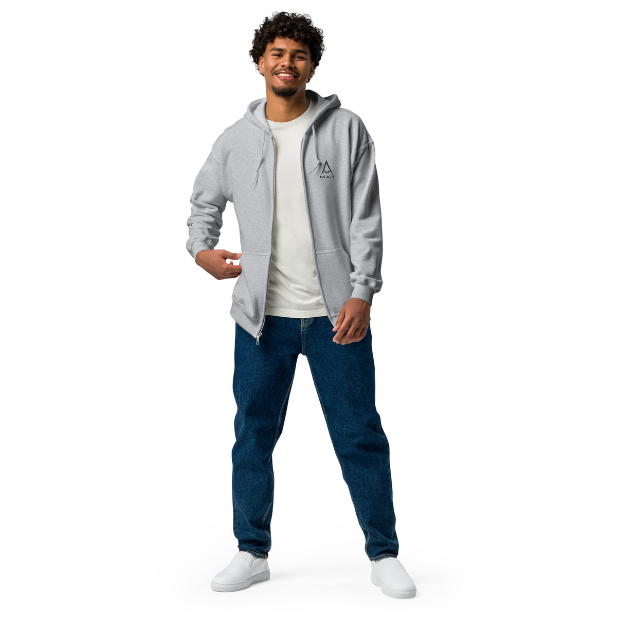 MAT SIGNAL — Zip Hoodie — fronte