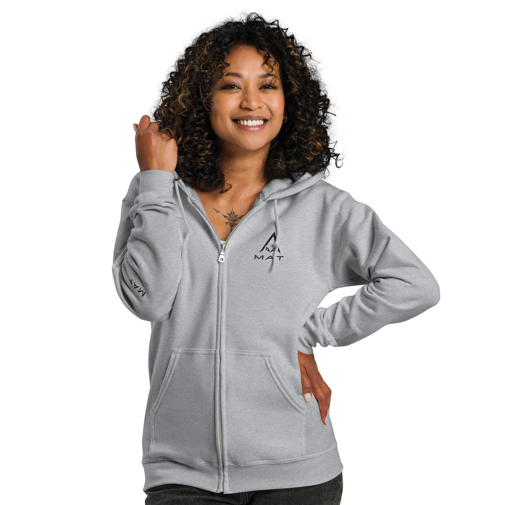 MAT SIGNAL — Zip Hoodie — fronte