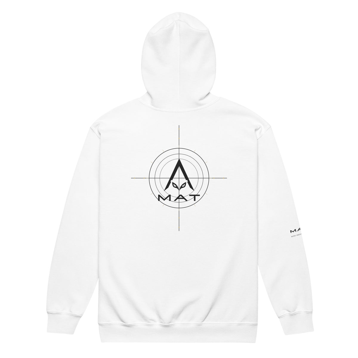 MAT SIGNAL — Zip Hoodie — retro