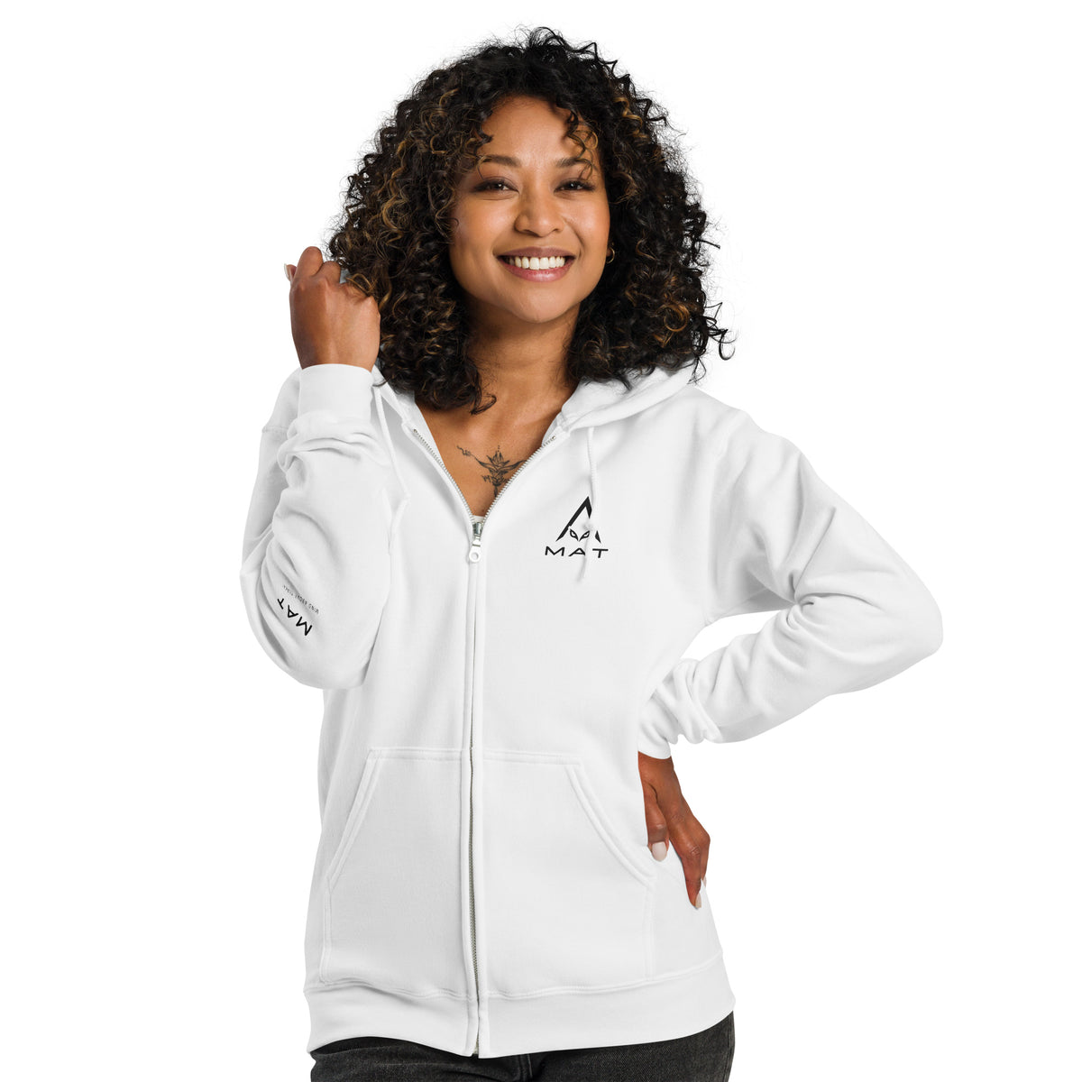 MAT SIGNAL — Zip Hoodie — fronte