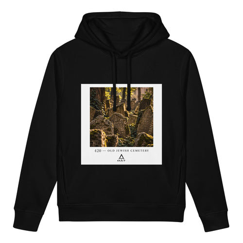 MAT 075 Fushimi Inari organic hoodie — black front