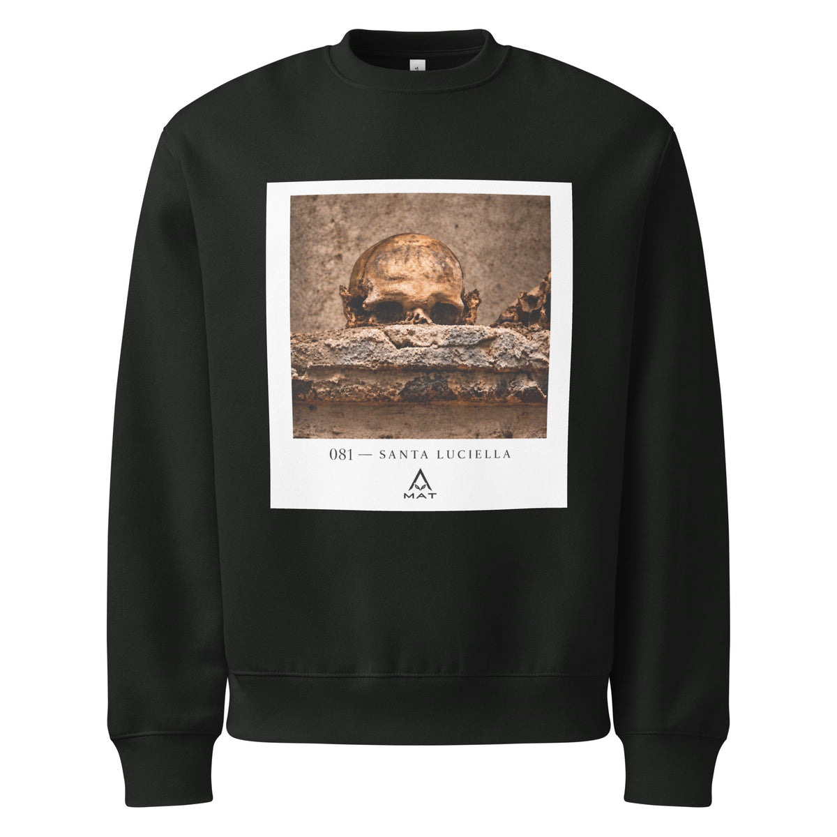 MAT 081 Santa Luciella heavyweight crewneck — front