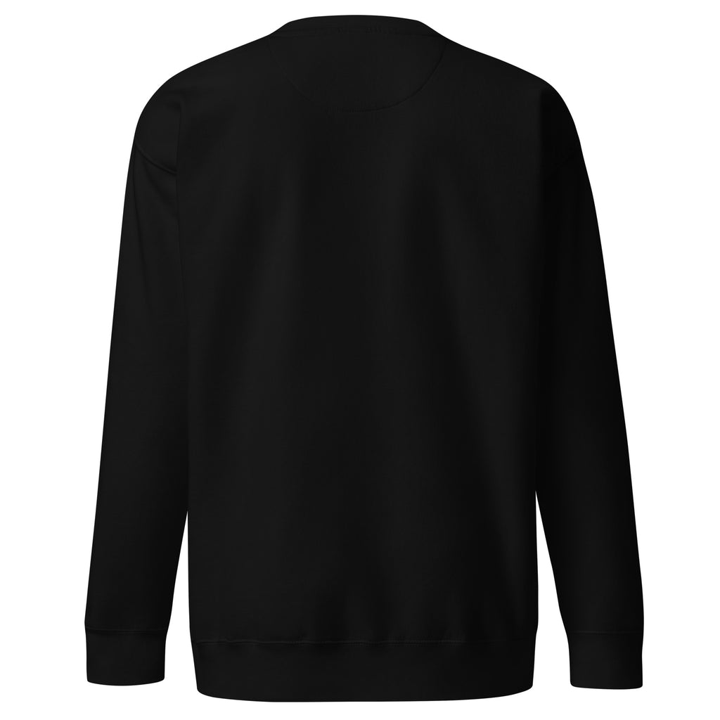 MAT Santa Luciella – felpa girocollo premium Black, retro