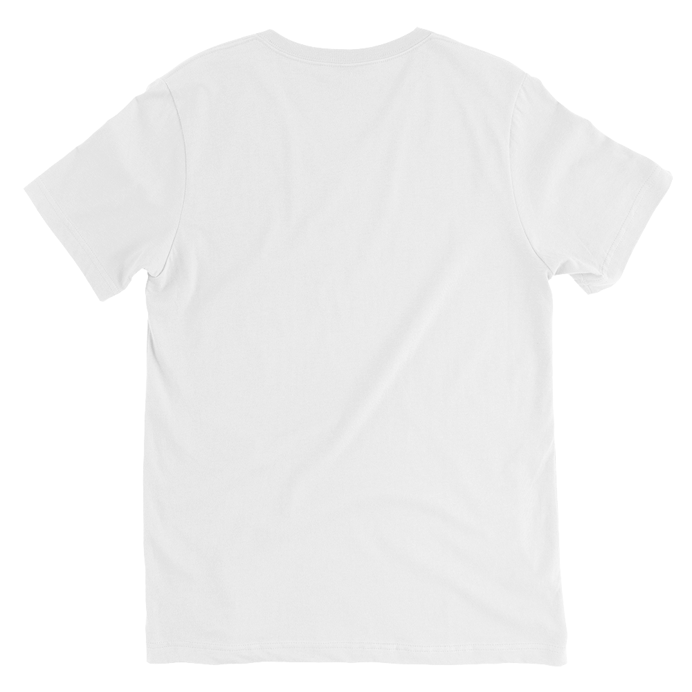 MAT NAPOLI — V-Neck Tee bianca, retro
