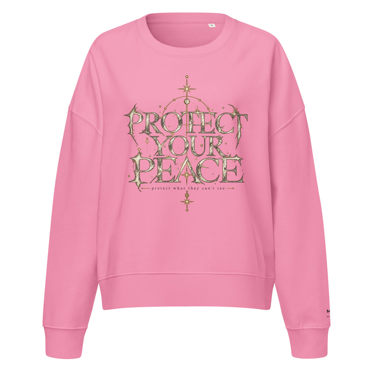 MAT PROTECT YOUR PEACE — Crewneck Donna — fronte