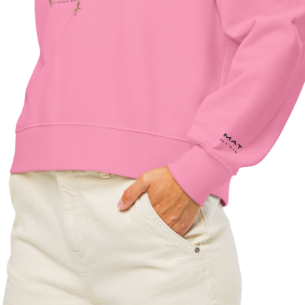 MAT PROTECT YOUR PEACE — Crewneck Donna — dettaglio